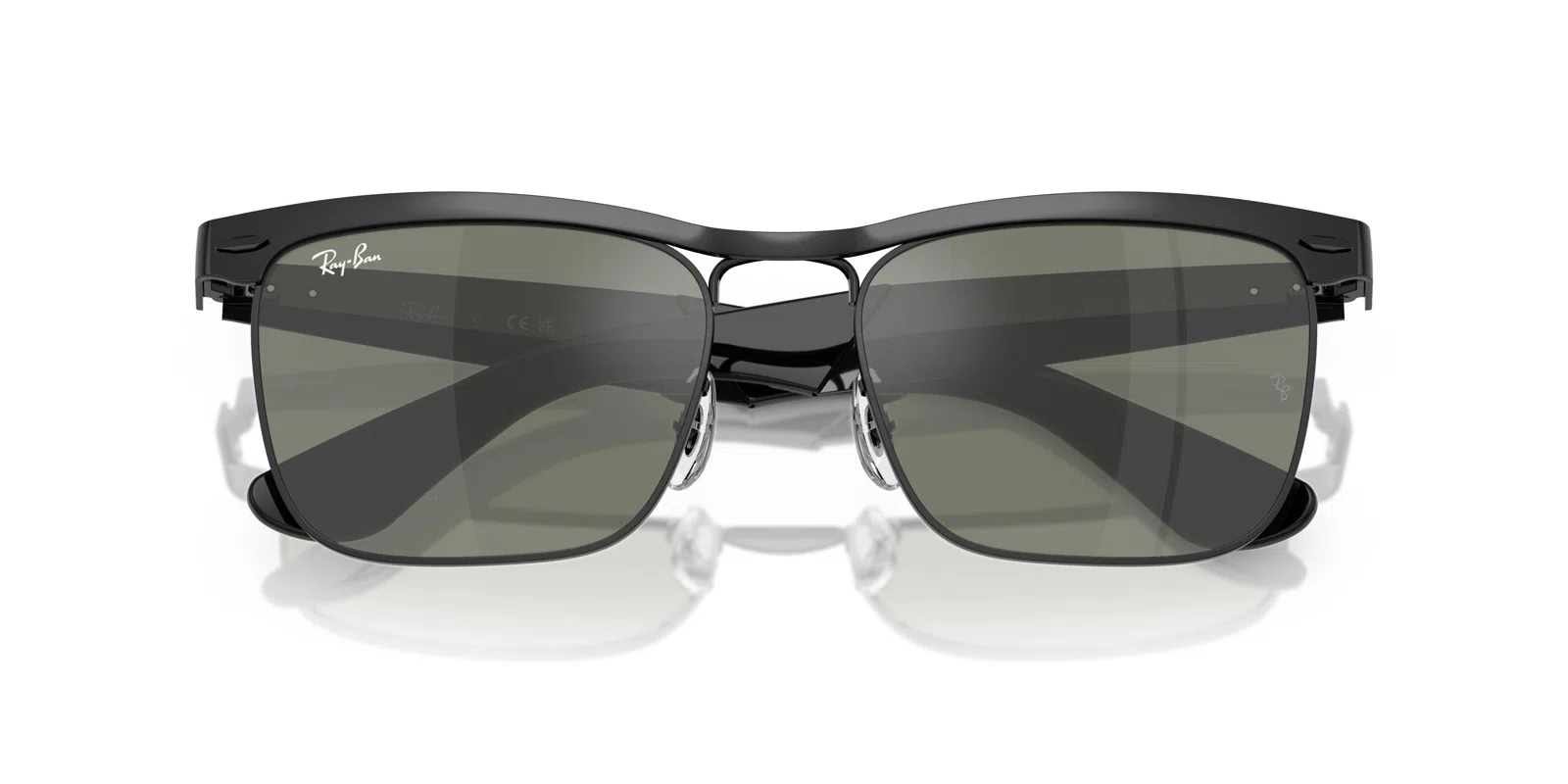 Ray-Ban Wayfarer Deluxe 3875 Sunglasses - Black - view 12